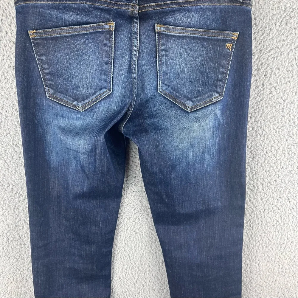 Madewell Women’s Skinny Skinny‎ Dark Wash Mid-Rise Cuffed Jeans Size 25 - Picture 12 of 14